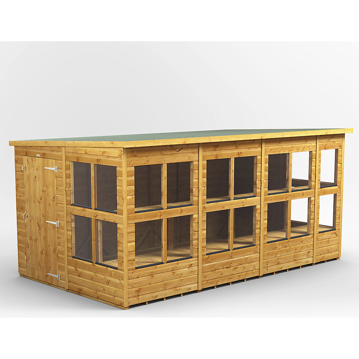 Power 8ft Wide Pent Potting Shed
