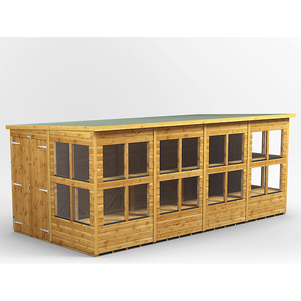 Power 8ft Wide Pent Potting Shed