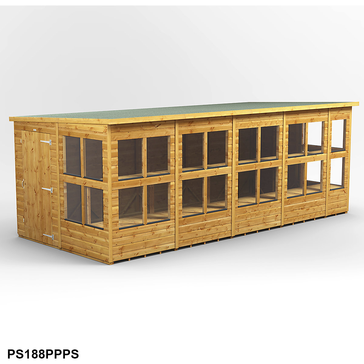 Power 8ft Wide Pent Potting Shed (Product illustration 10)-9
