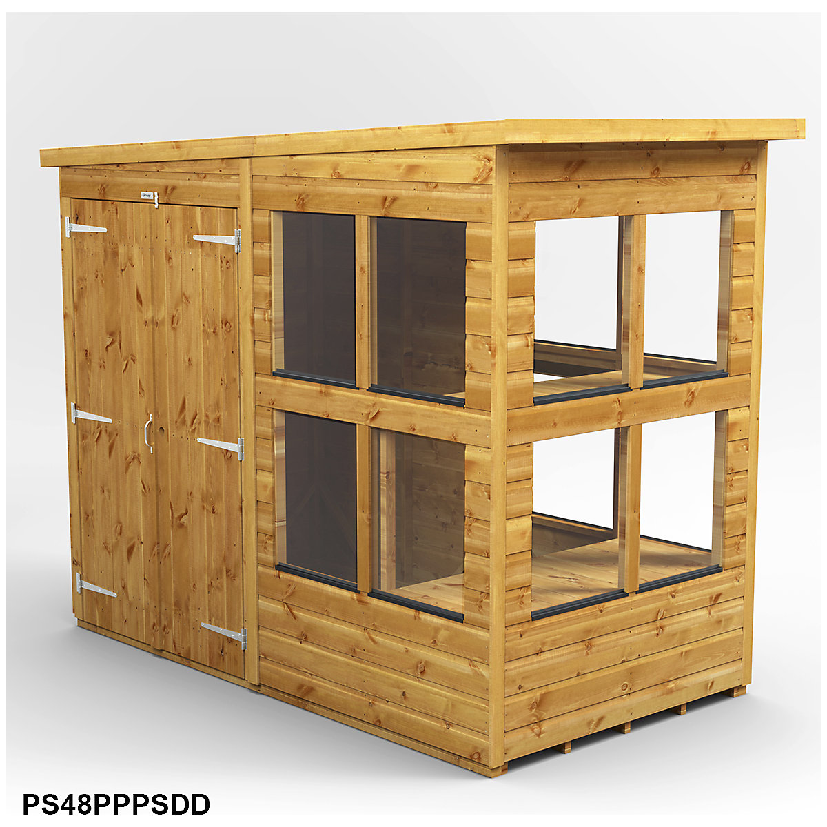 Power 8ft Wide Pent Potting Shed (Product illustration 12)-11