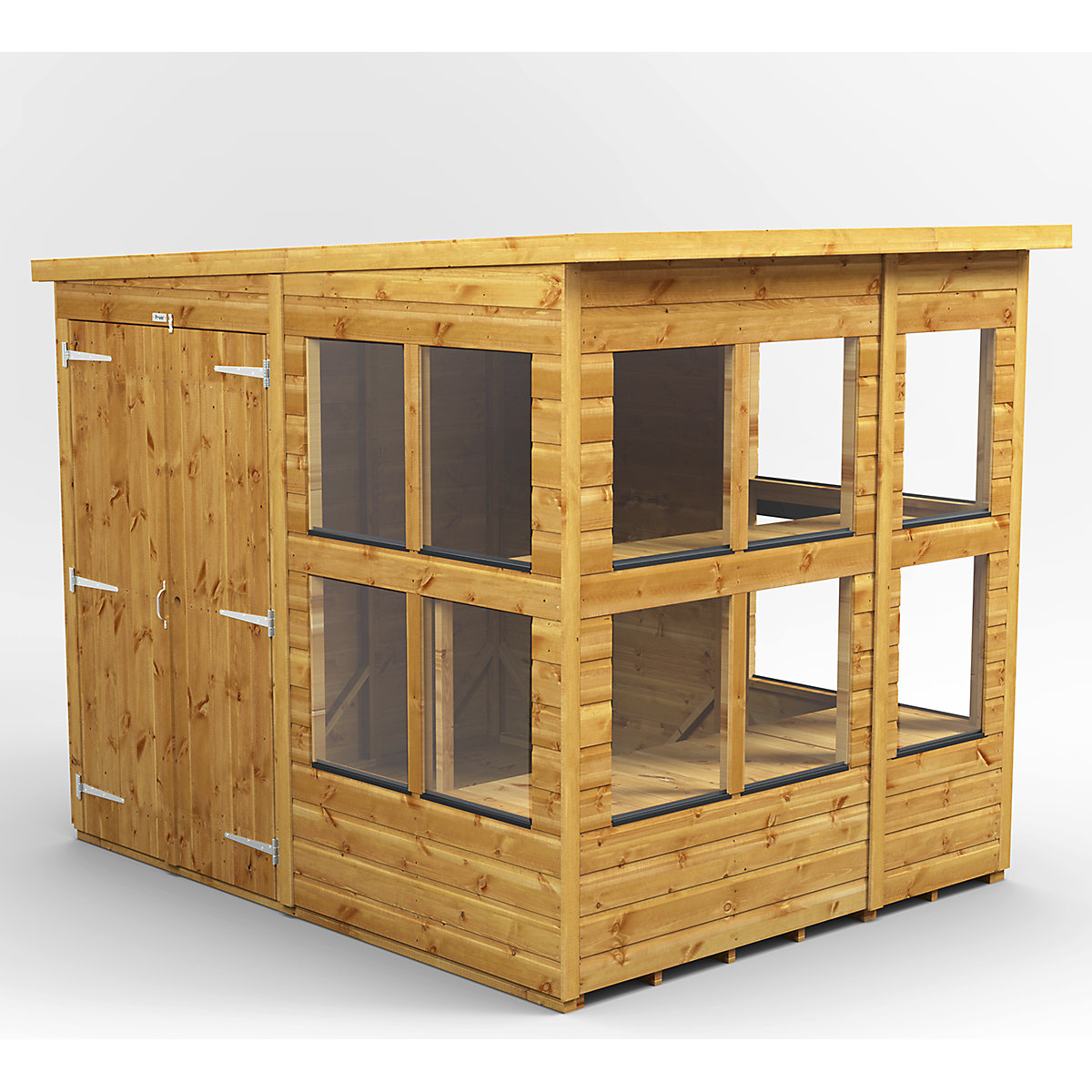 Power 8ft Wide Pent Potting Shed
