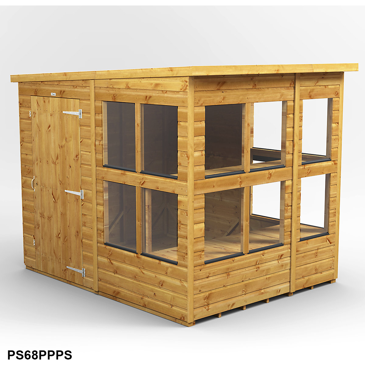 Power 8ft Wide Pent Potting Shed (Product illustration 4)-3