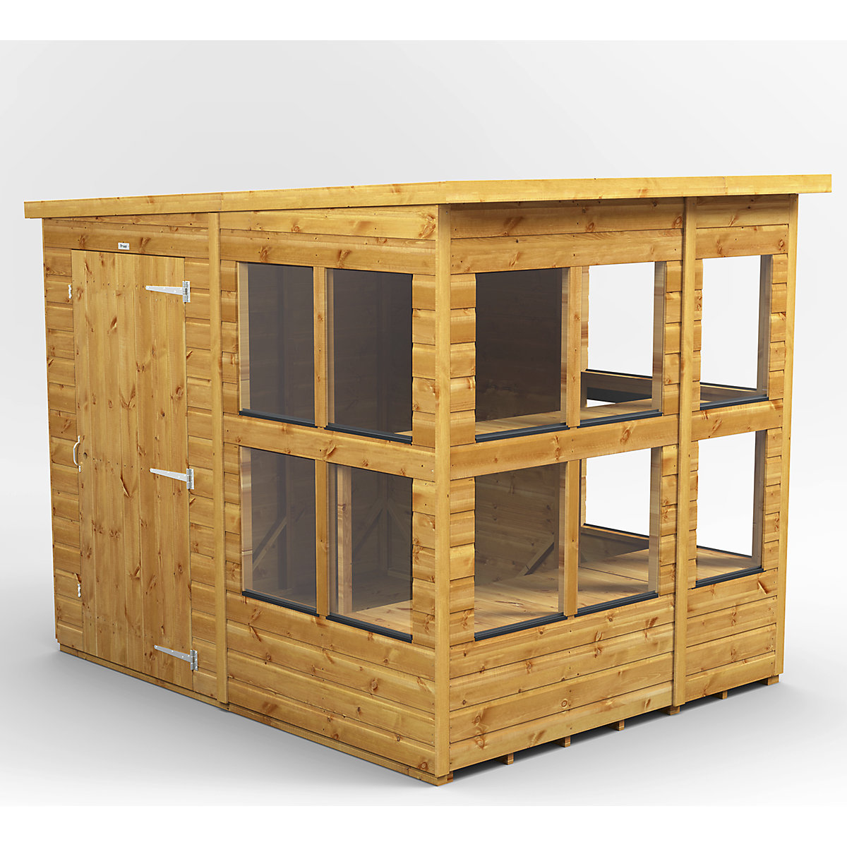 Power 8ft Wide Pent Potting Shed