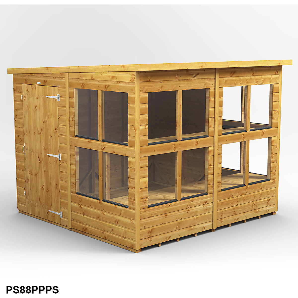 Power 8ft Wide Pent Potting Shed (Product illustration 5)-4