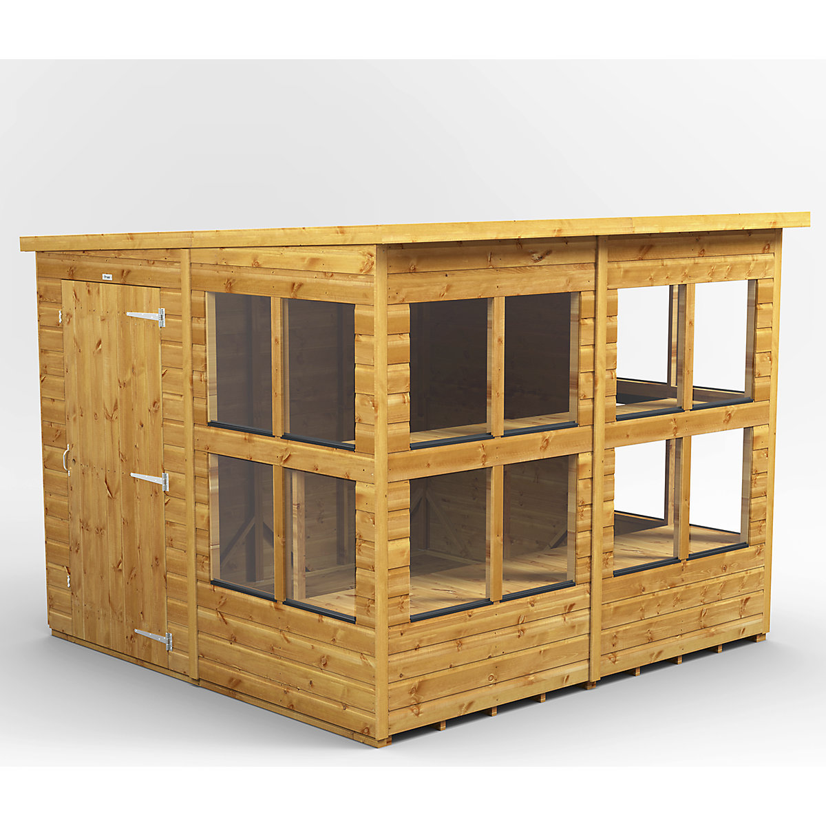 Power 8ft Wide Pent Potting Shed