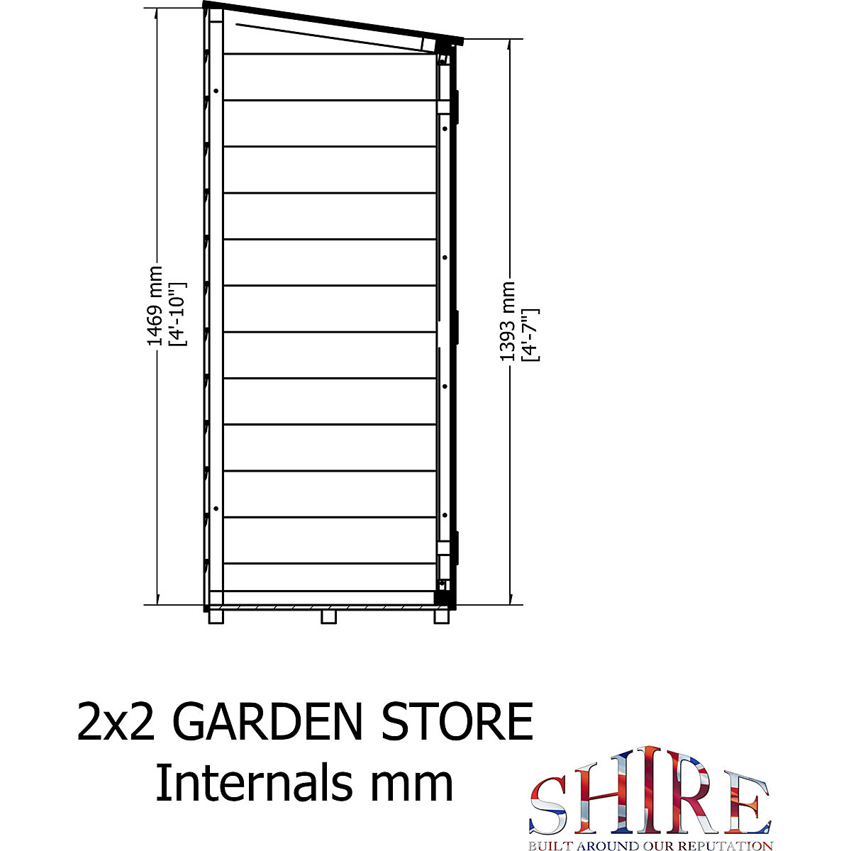 Shire Garden Store Shed (Product illustration 6)-5