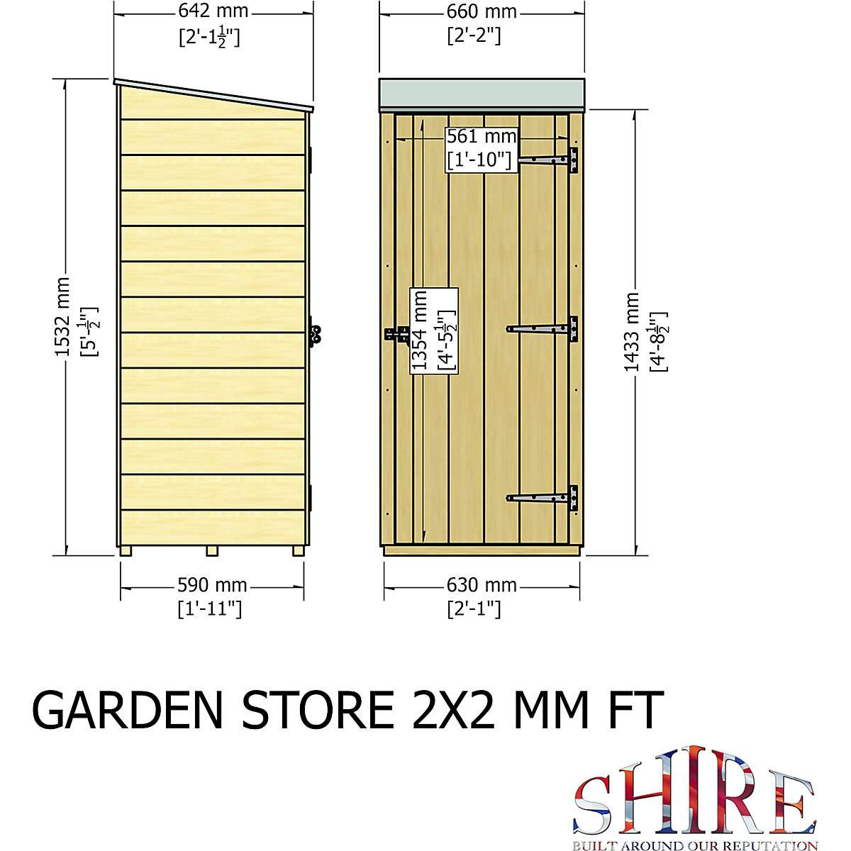 Shire Garden Store Shed (Product illustration 7)-6