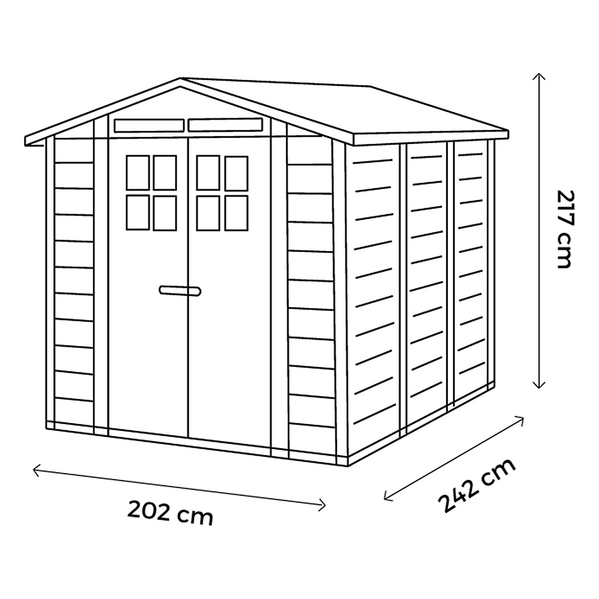 Shire Plastic Tuscany Storage Sheds (Product illustration 16)-15