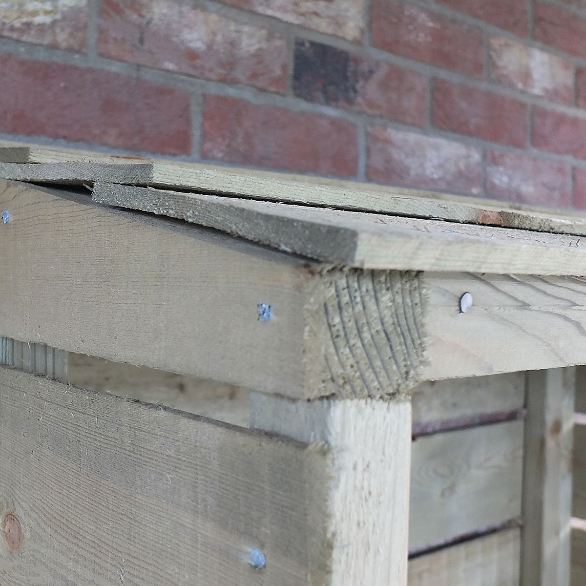 Shire Tall Wall Log Store | Sawn | Pressure Treated (Product illustration 5)-4