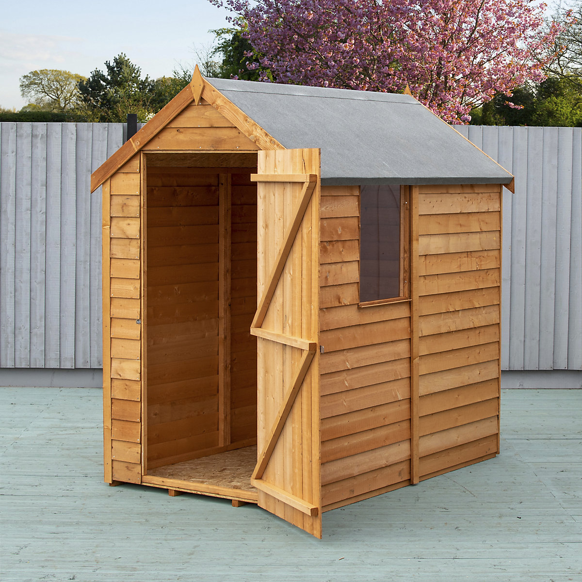 Value Overlap Apex Sheds | Optional Windows