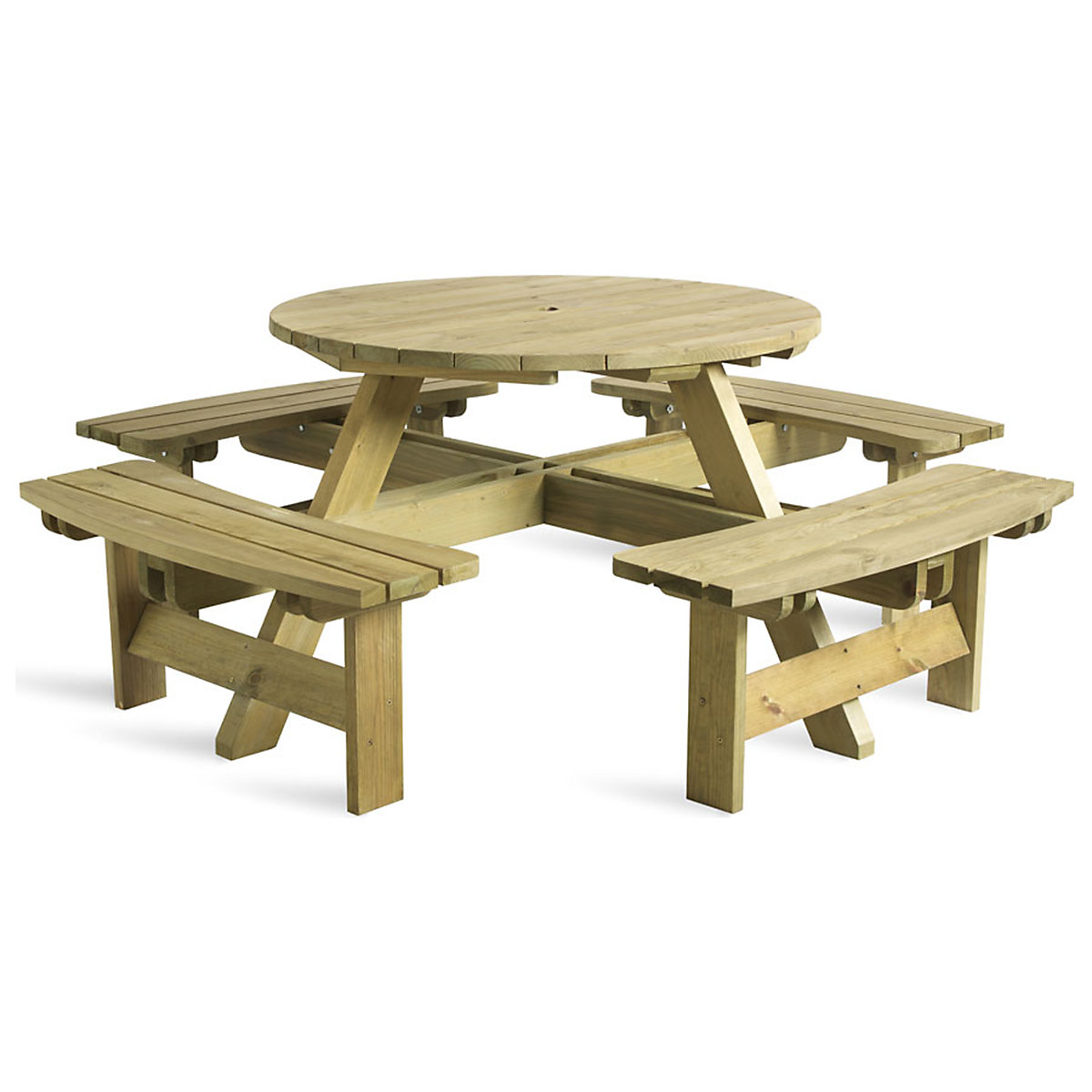 King Picnic Bench | 8 Seater Round