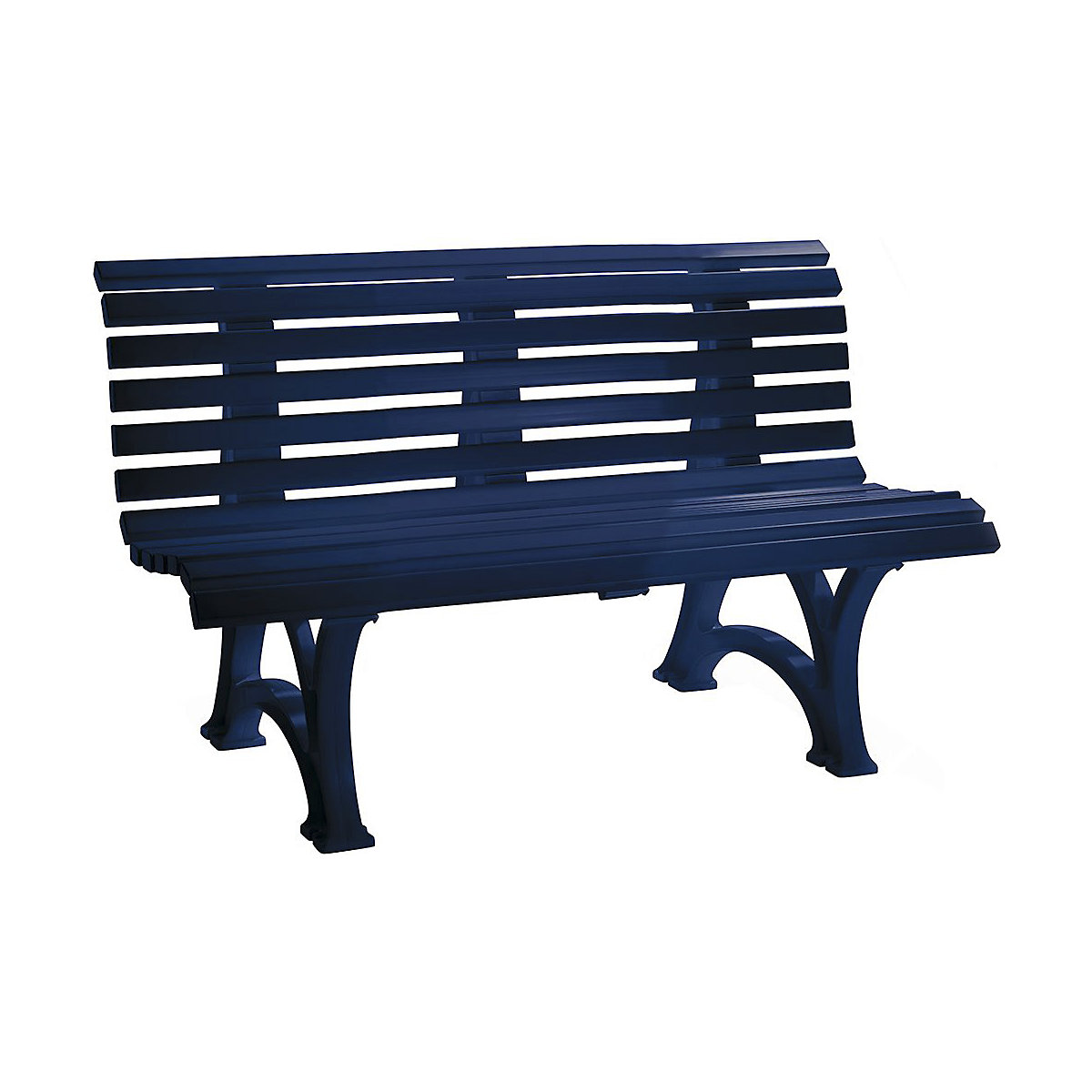 Plastic Park Bench Blue