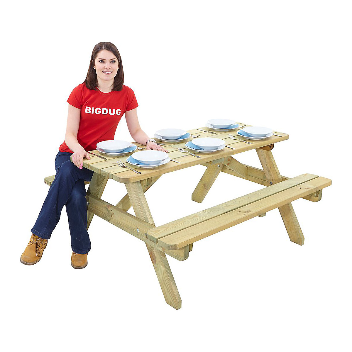 Solid Wood Picnic Tables