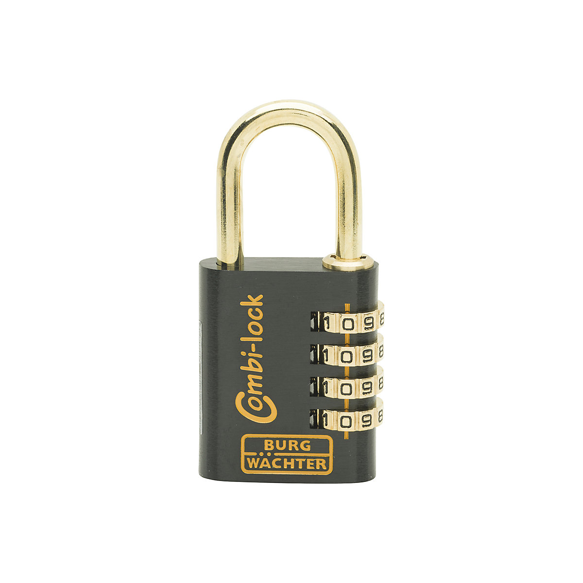 BURG-WACHTER Combination Padlocks, BURG-WACHTER Combination Padlocks, BURG-WACHTER Combination Padlock | 40w mm | 4-Dial | Pack of 5-1