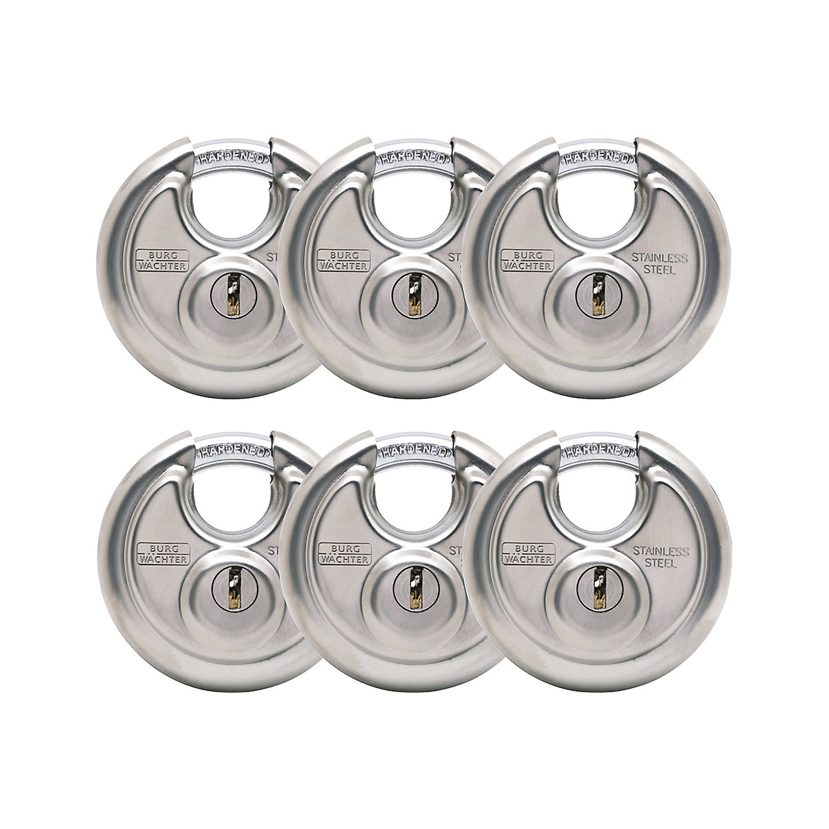 BURG-WACHTER Stainless Steel Disc Padlocks