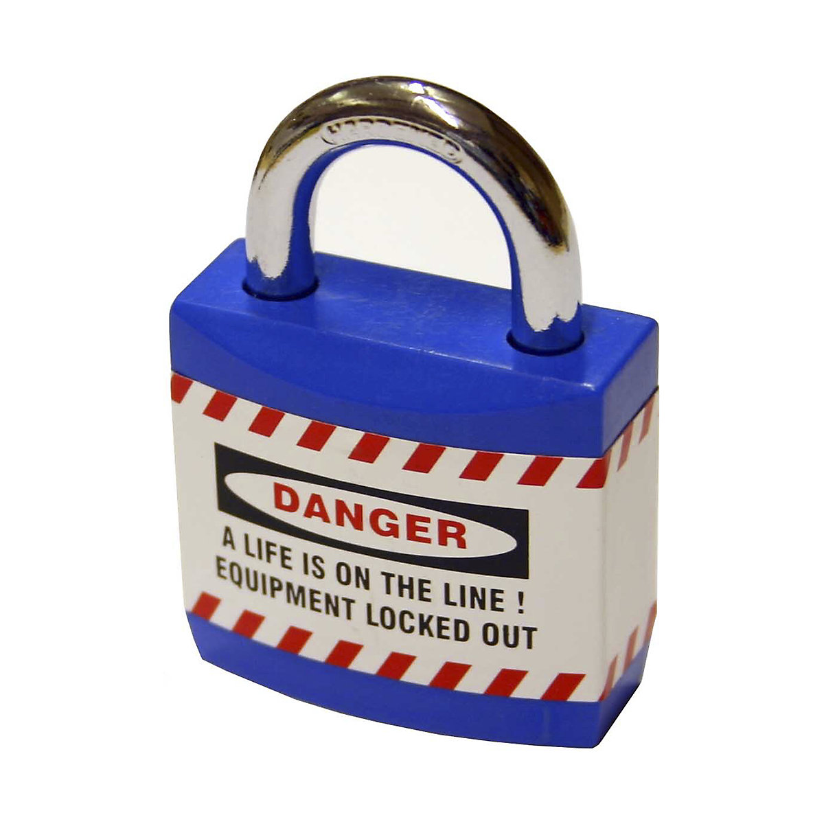 Blue Jacket Padlock