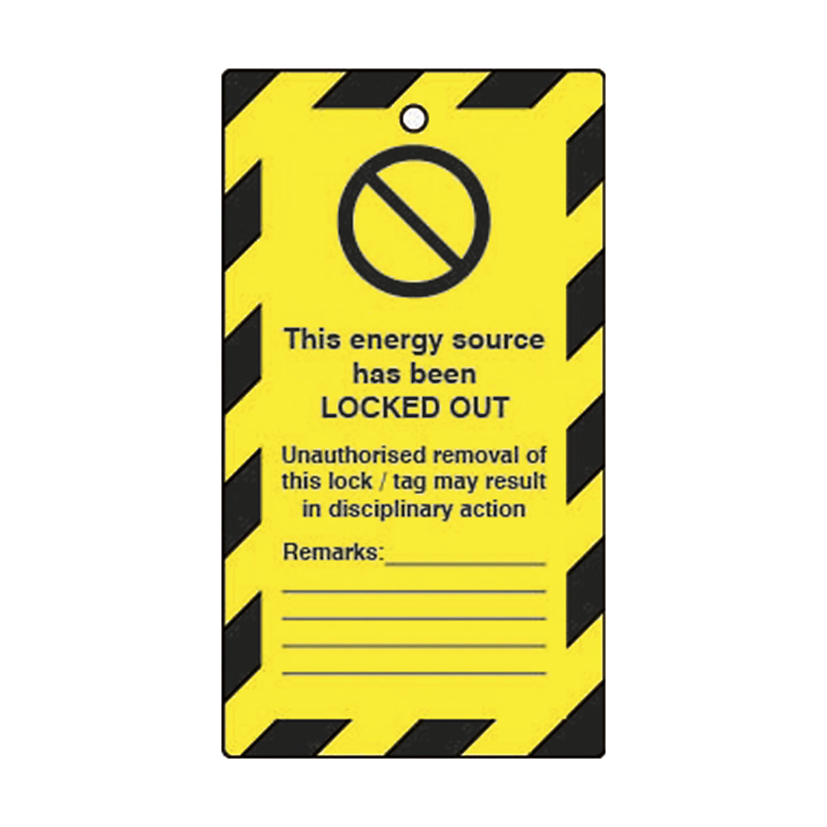 Double Sided Lockout Tags (Product illustration 5)-4
