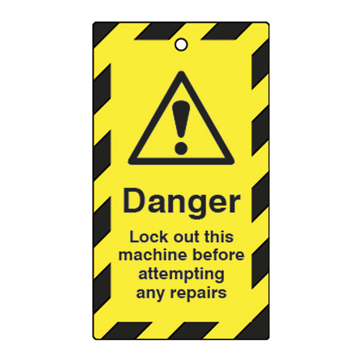 Double Sided Lockout Tags