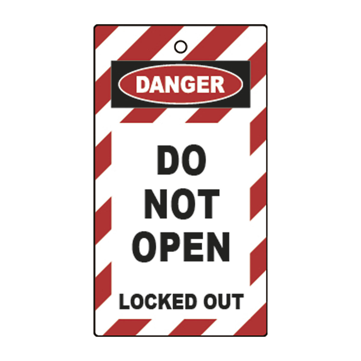 Double Sided Lockout Tags
