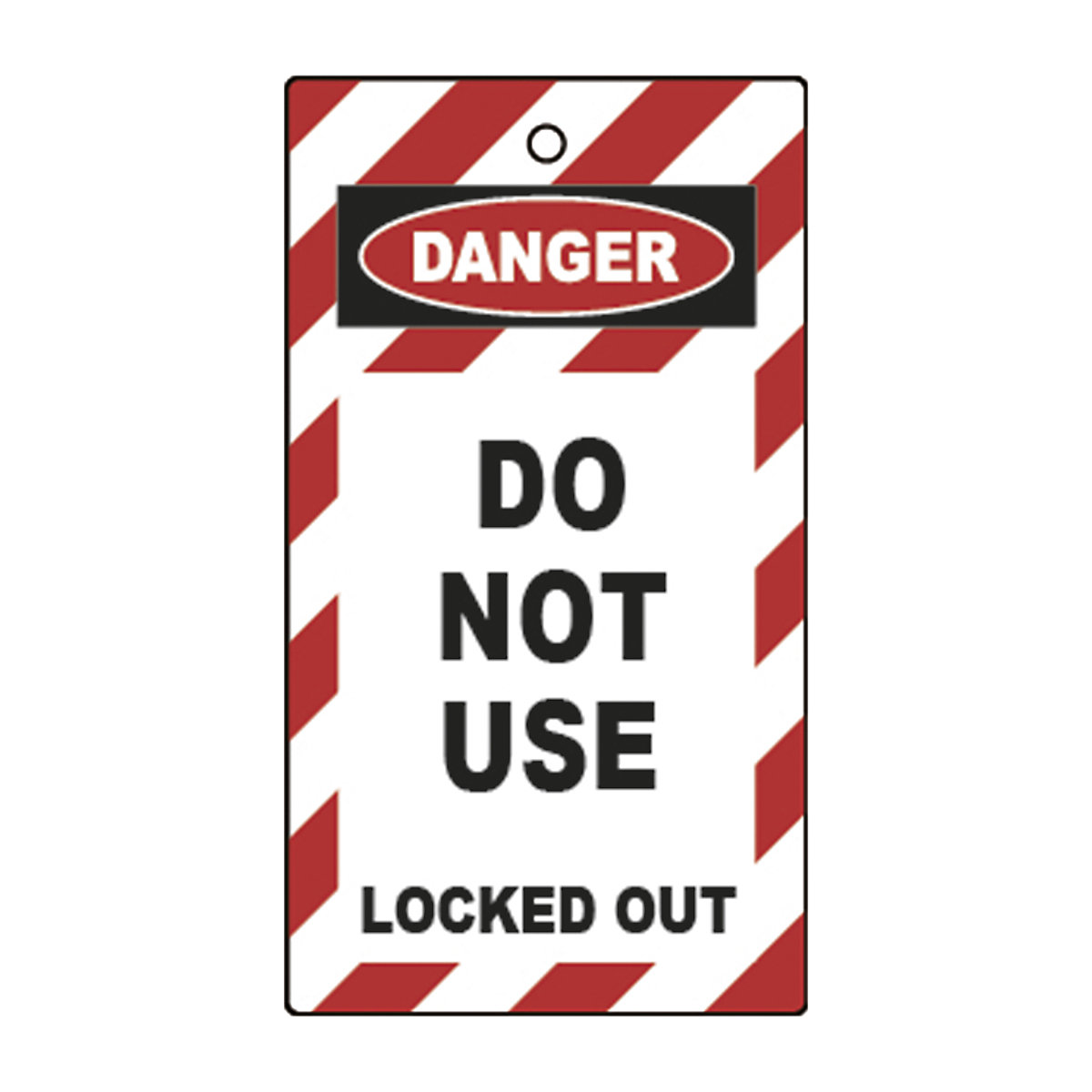 Double Sided Lockout Tags
