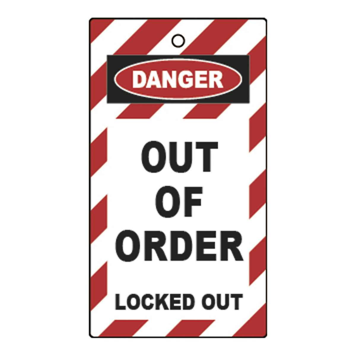 Double Sided Lockout Tags