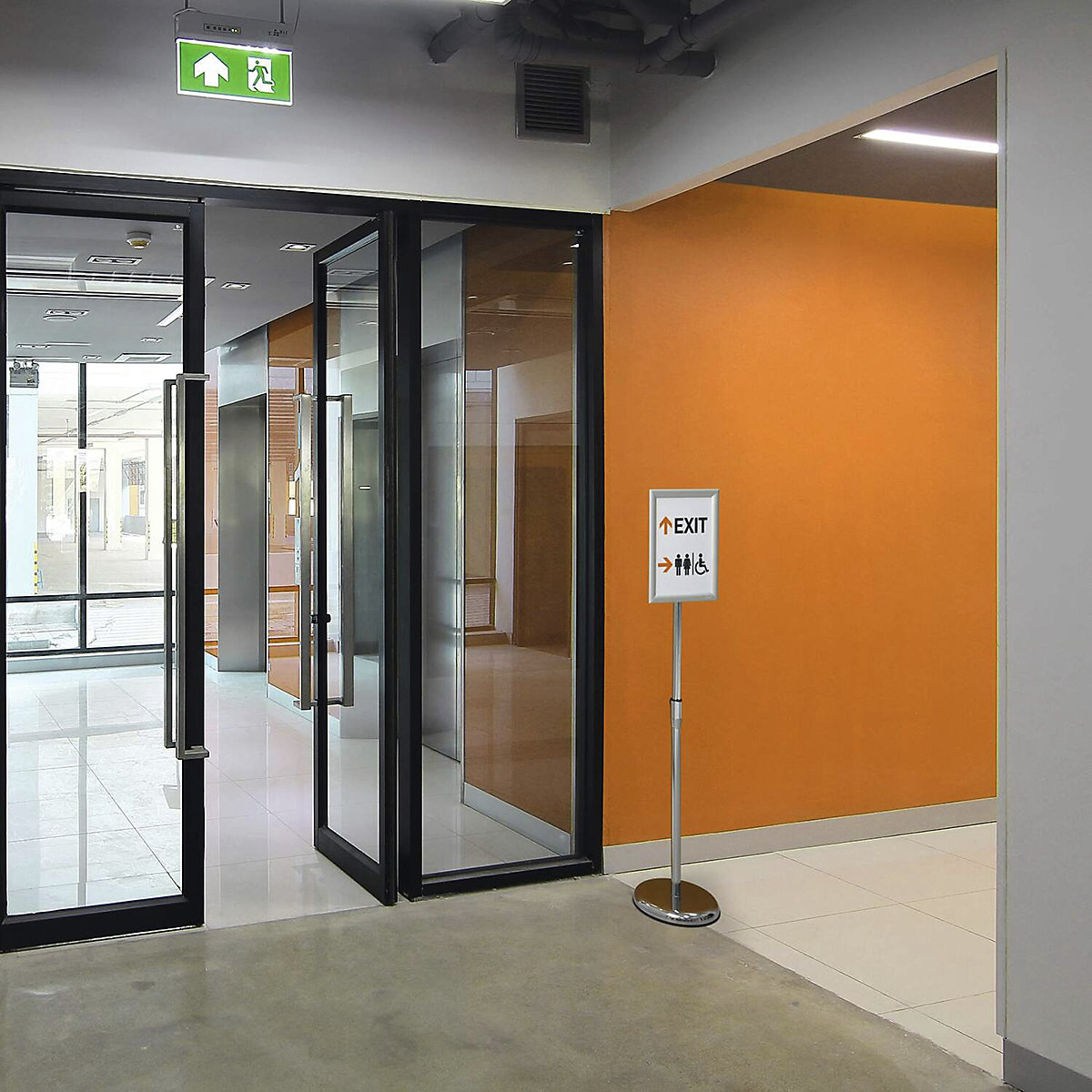 Durable Floor Infostands with Snapframes (Product illustration 8)-7