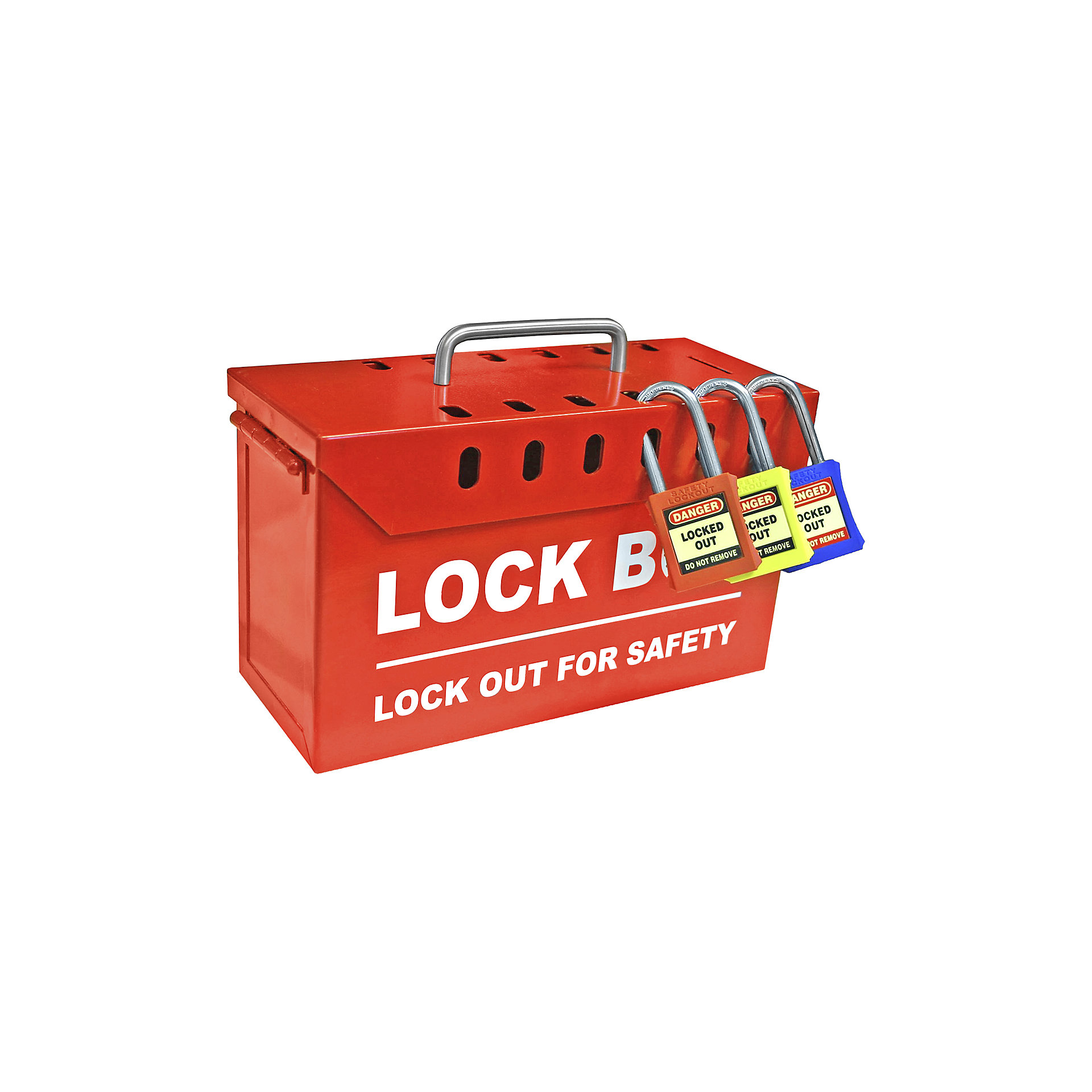 Group Lock Box | 155 x 255 x 100mm | Red | BiGDUG