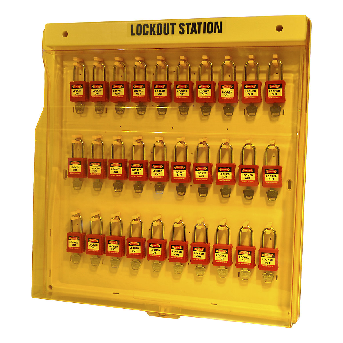 Lockout Board 1 - 30 Padlock Station