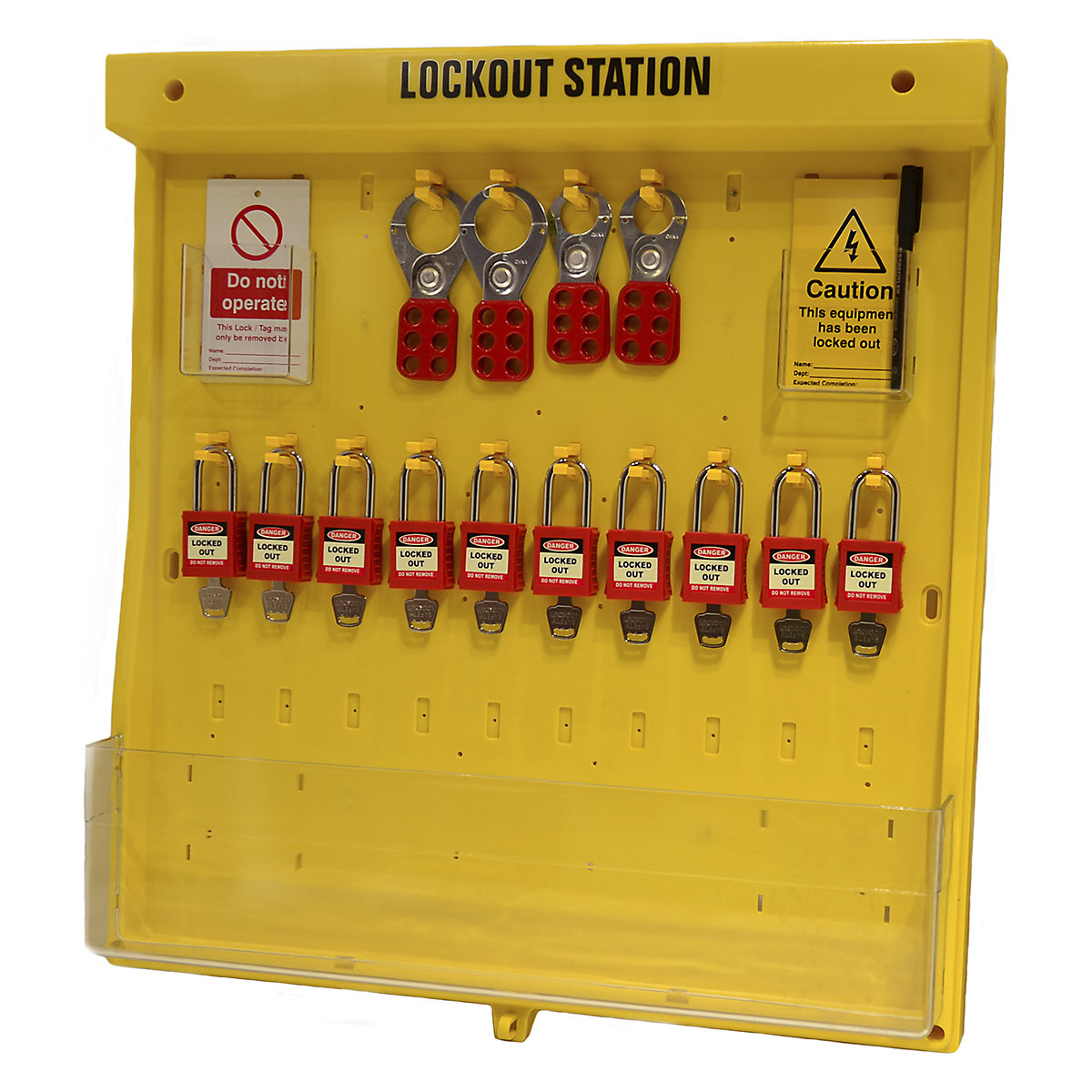 Lockout Board 2 - 10 Station