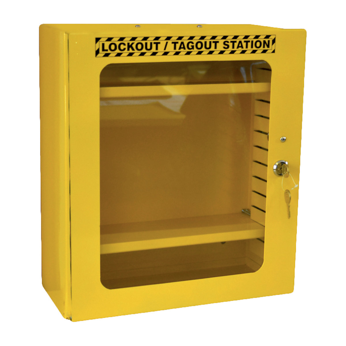 Lockout Cabinet Clear Fascia