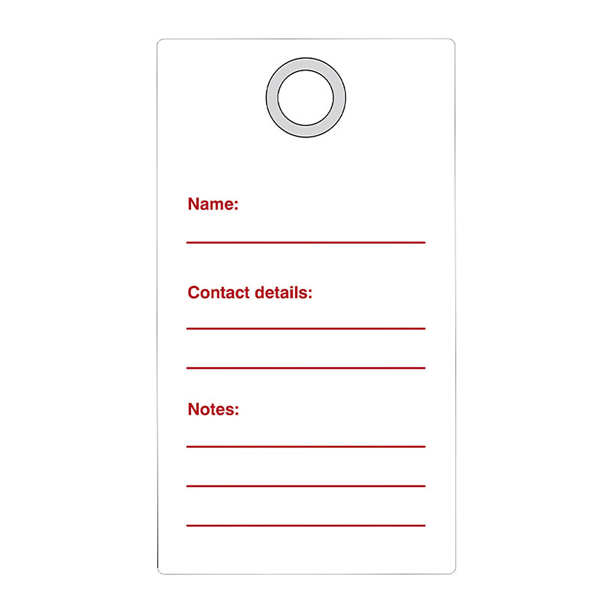Lockout Tags With Eyelets (Product illustration 3)-2