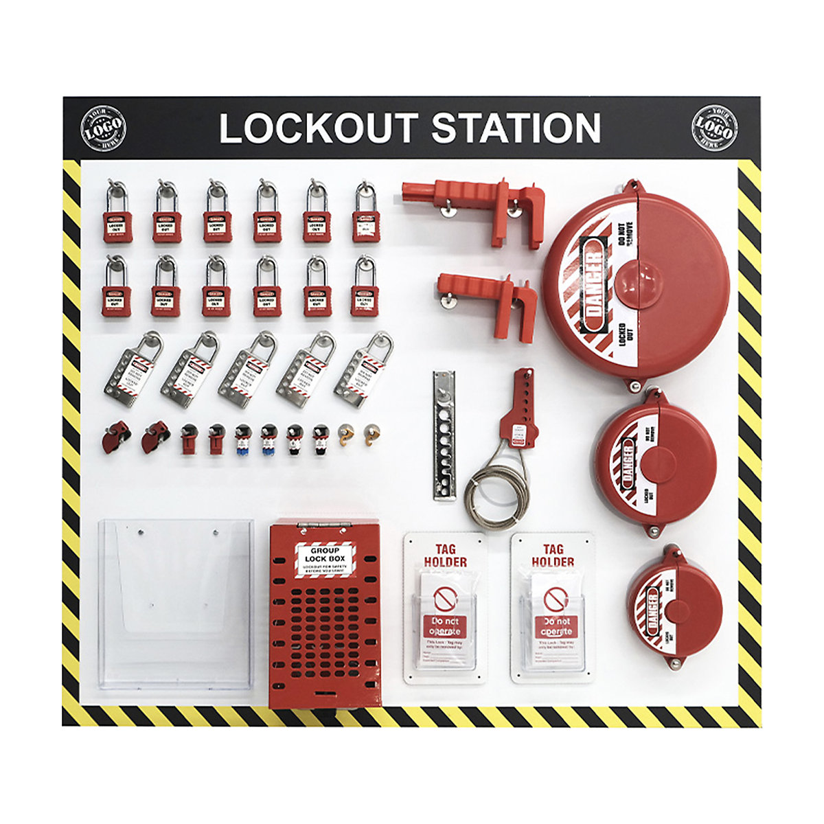 PVC Lockout Station Kits | Various Configurations