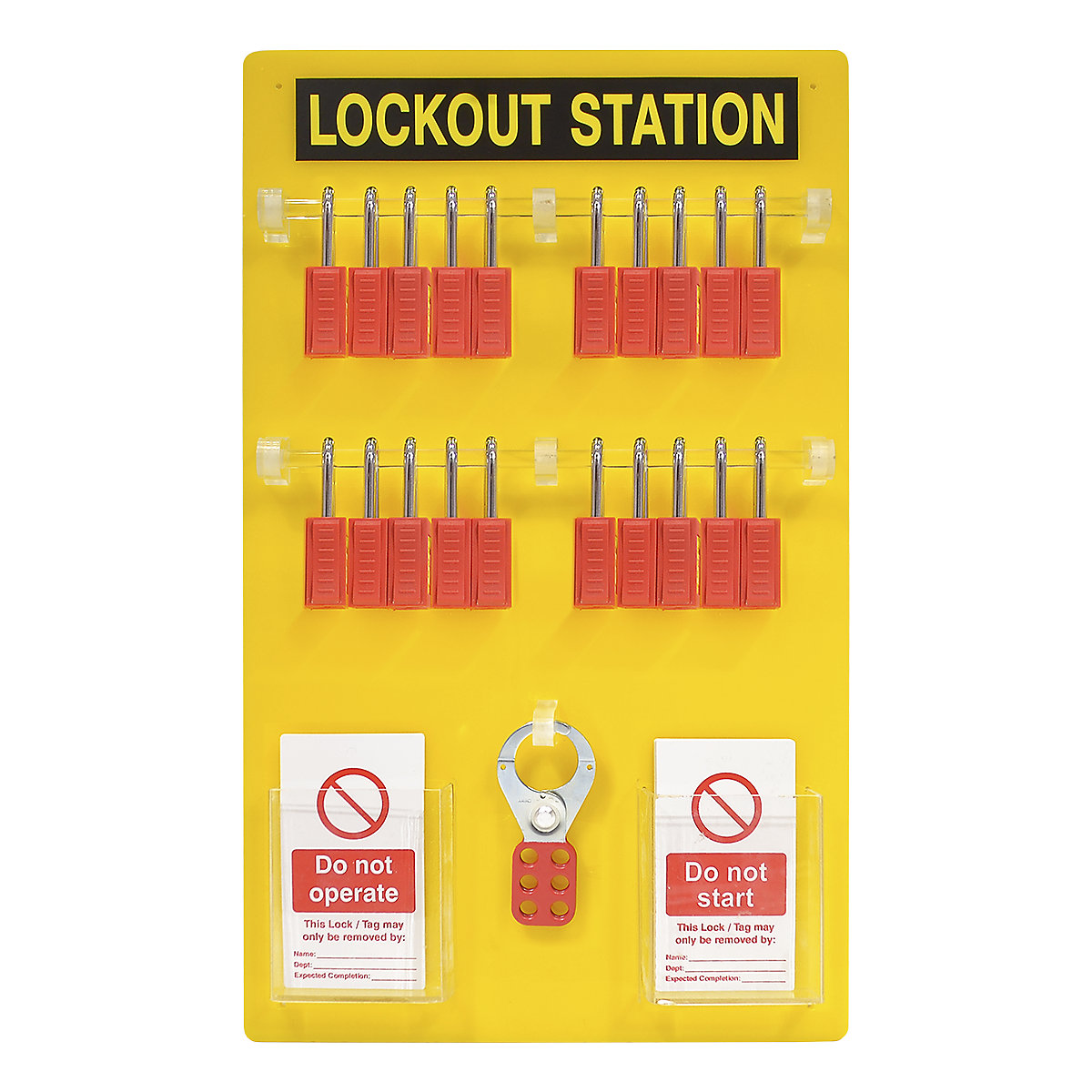 Premier Padlock Lockout Station | Empty or Complete Kit