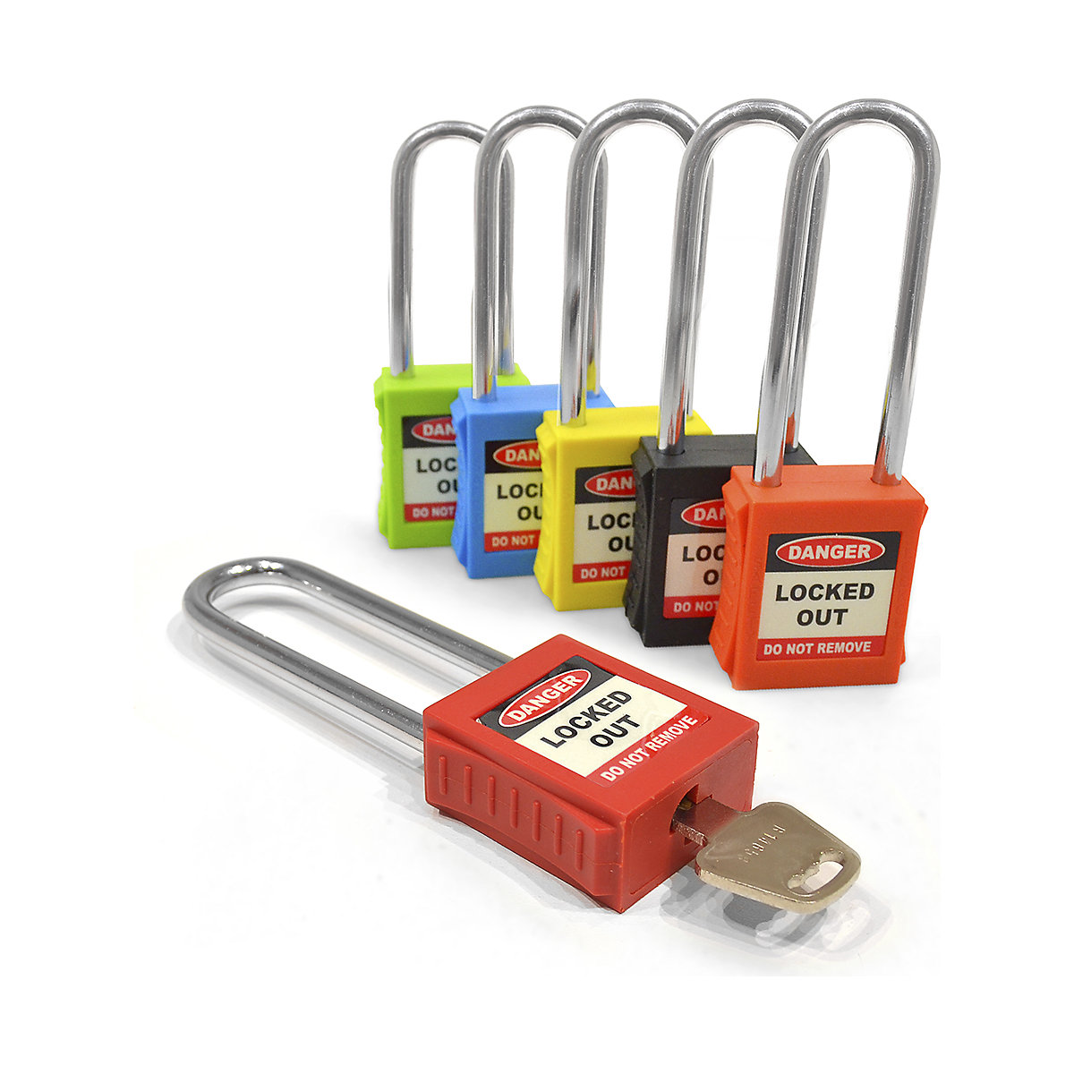 Safety Lockout Padlocks | Standard, Long Shackle & Dielectric (Product illustration 6)-5