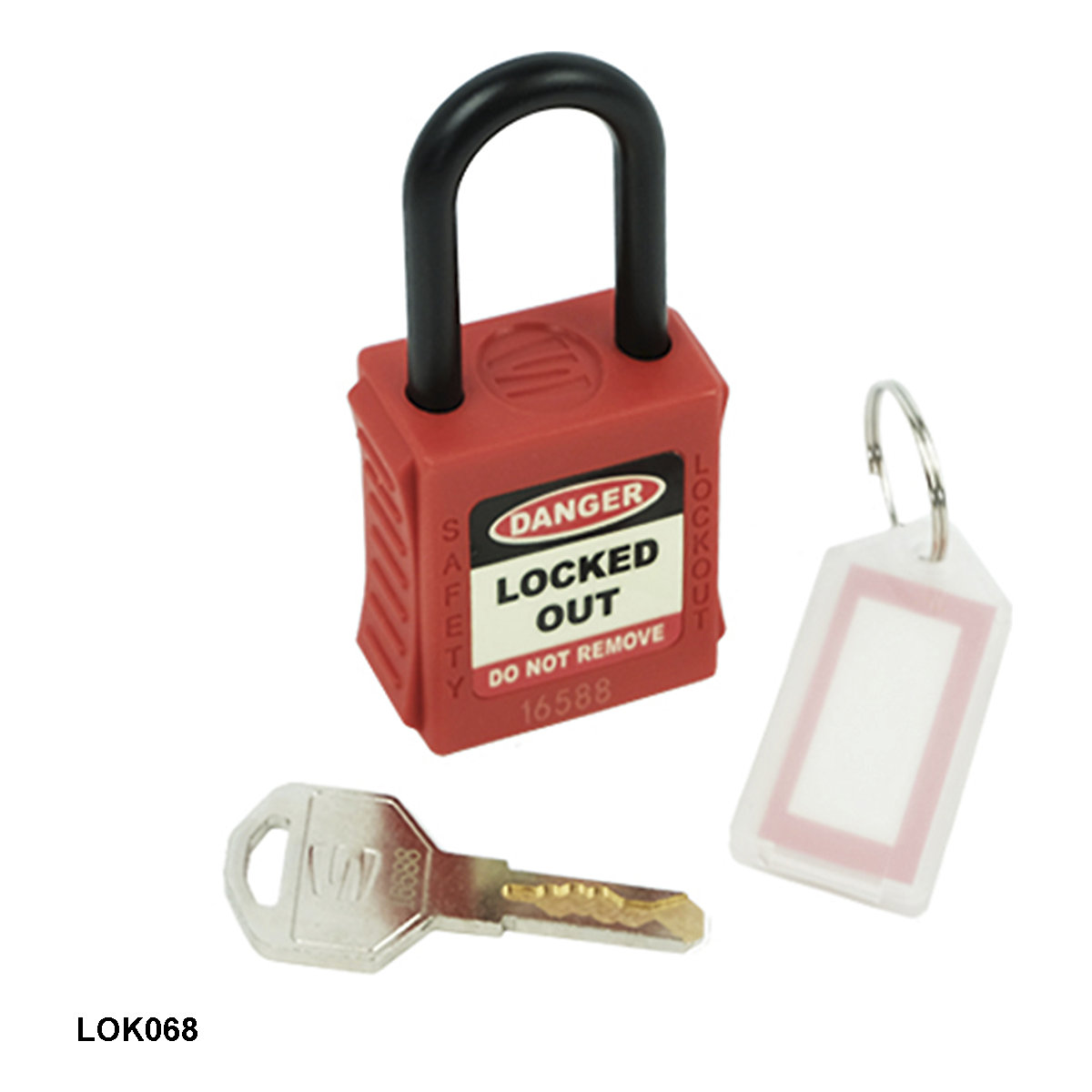 Safety Lockout Padlocks Nylon Shackle (Product illustration 9)-8
