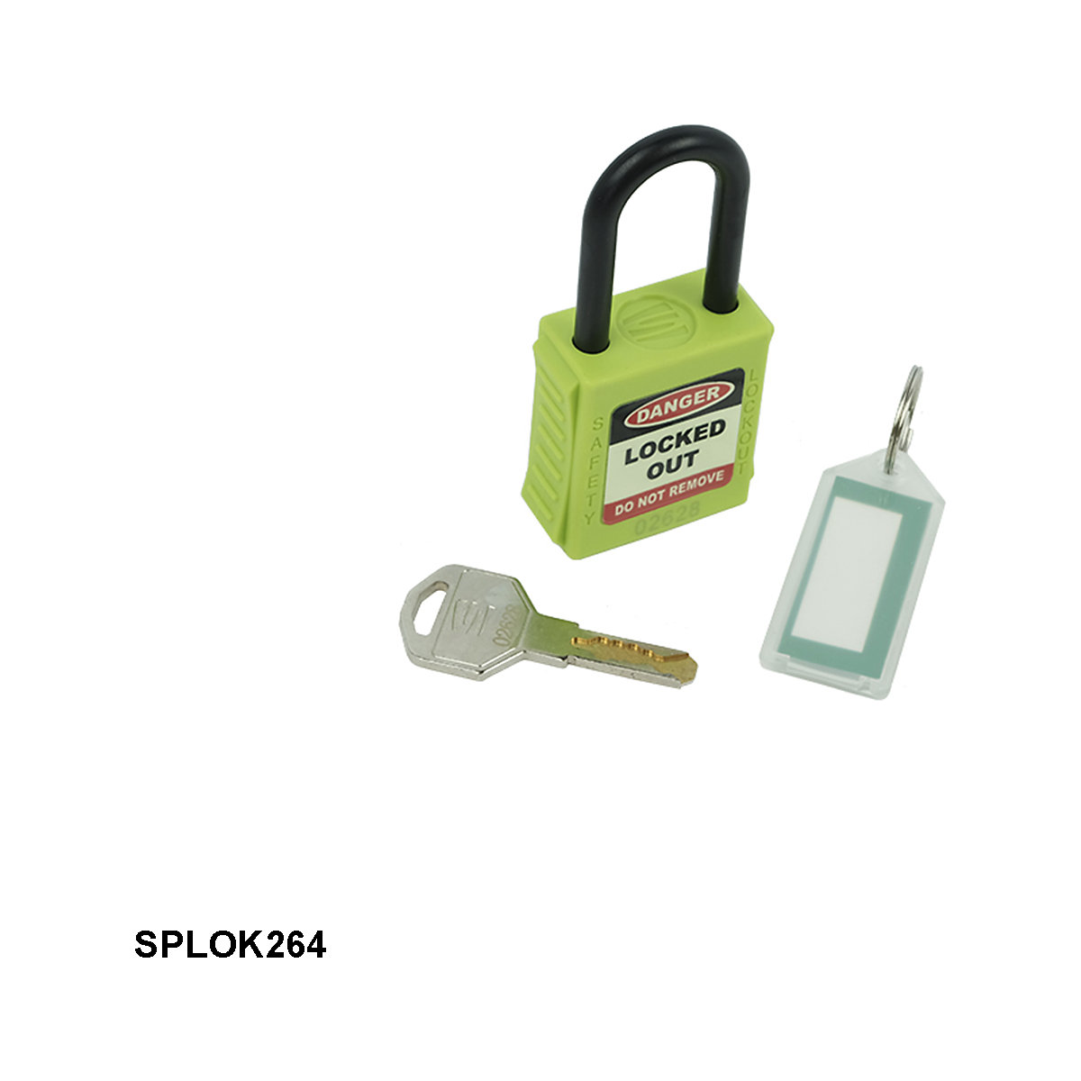 Safety Lockout Padlocks Nylon Shackle (Product illustration 5)-4