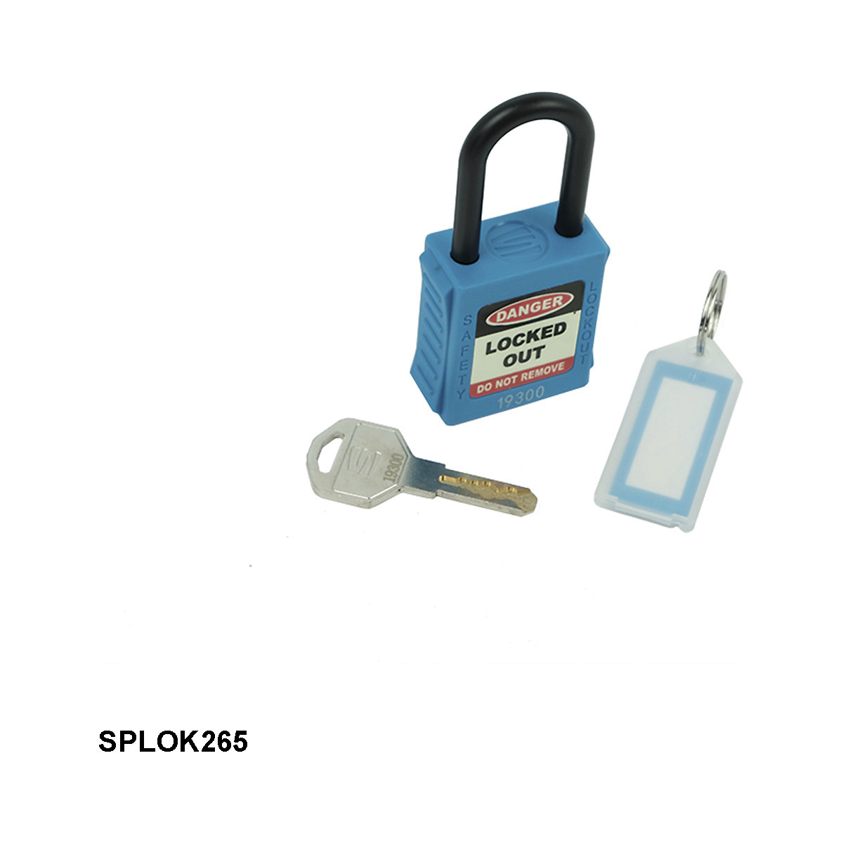 Safety Lockout Padlocks Nylon Shackle (Product illustration 6)-5