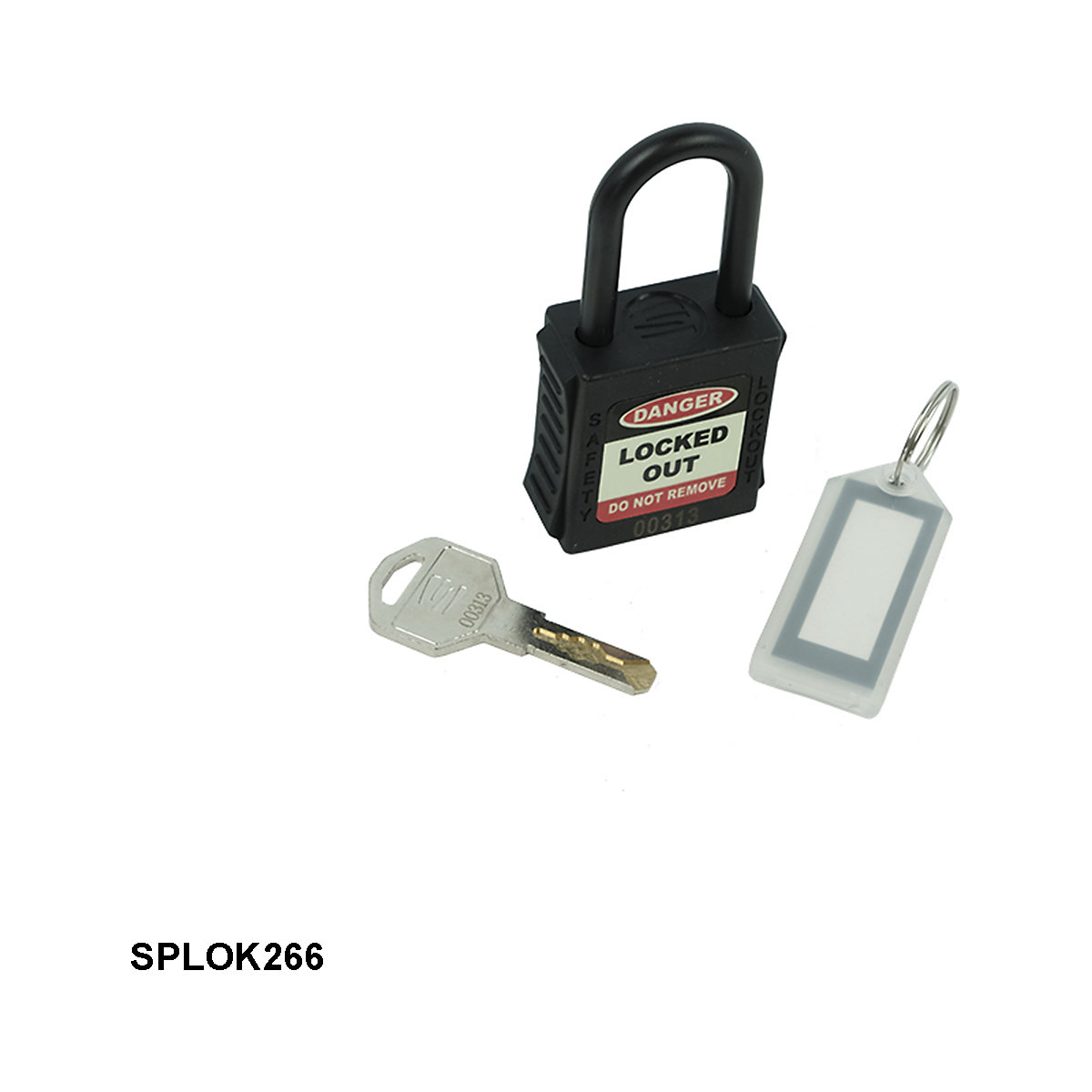 Safety Lockout Padlocks Nylon Shackle (Product illustration 7)-6