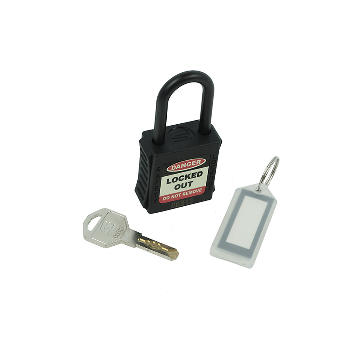 Safety Lockout Padlocks Nylon Shackle