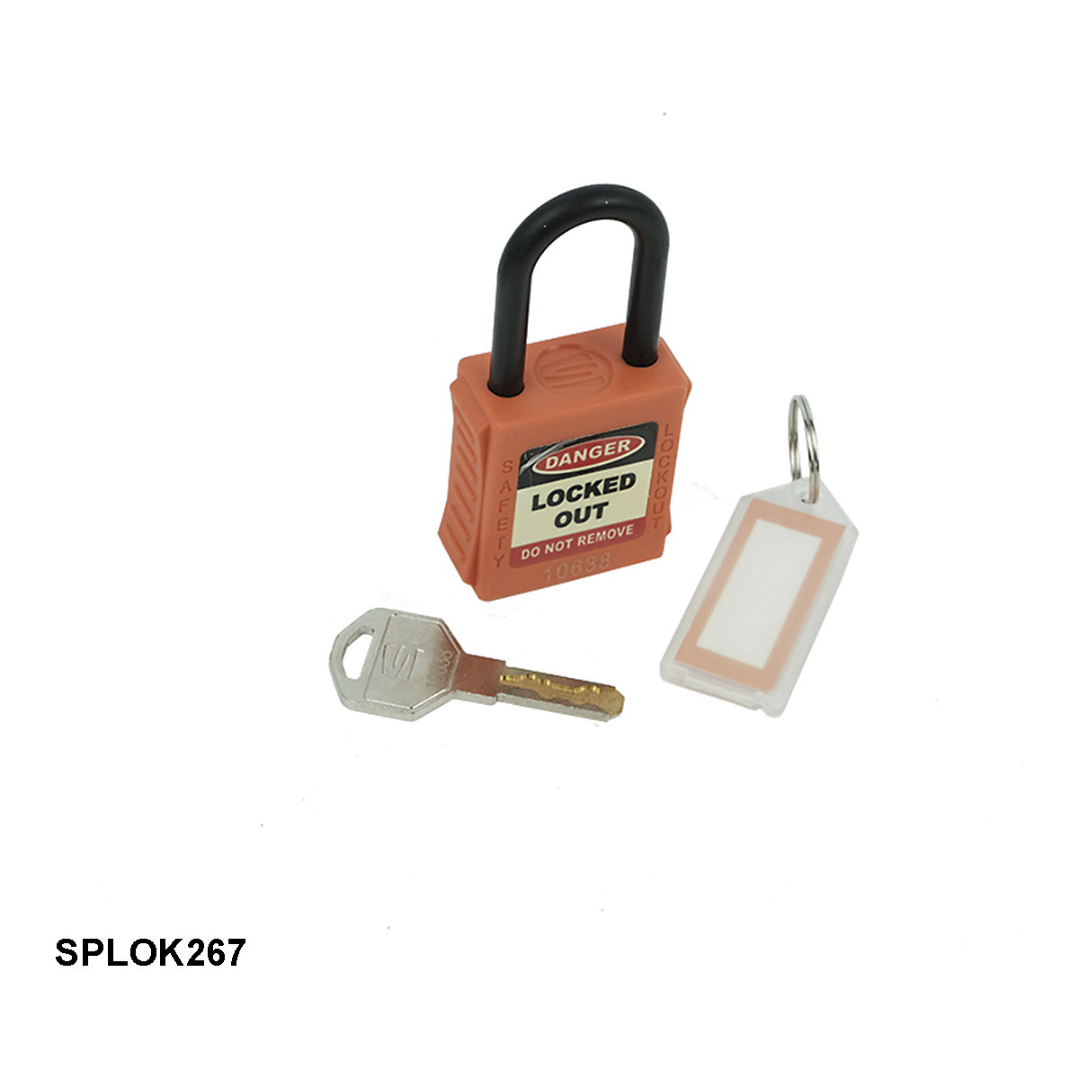 Safety Lockout Padlocks Nylon Shackle (Product illustration 8)-7