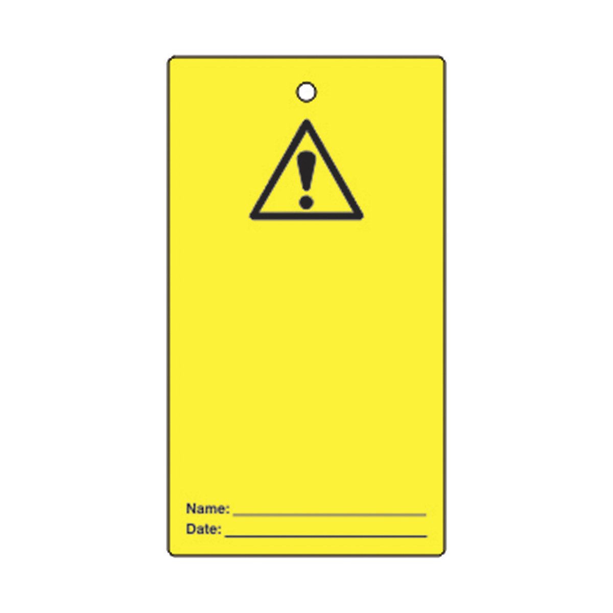Single Sided Lockout Tags