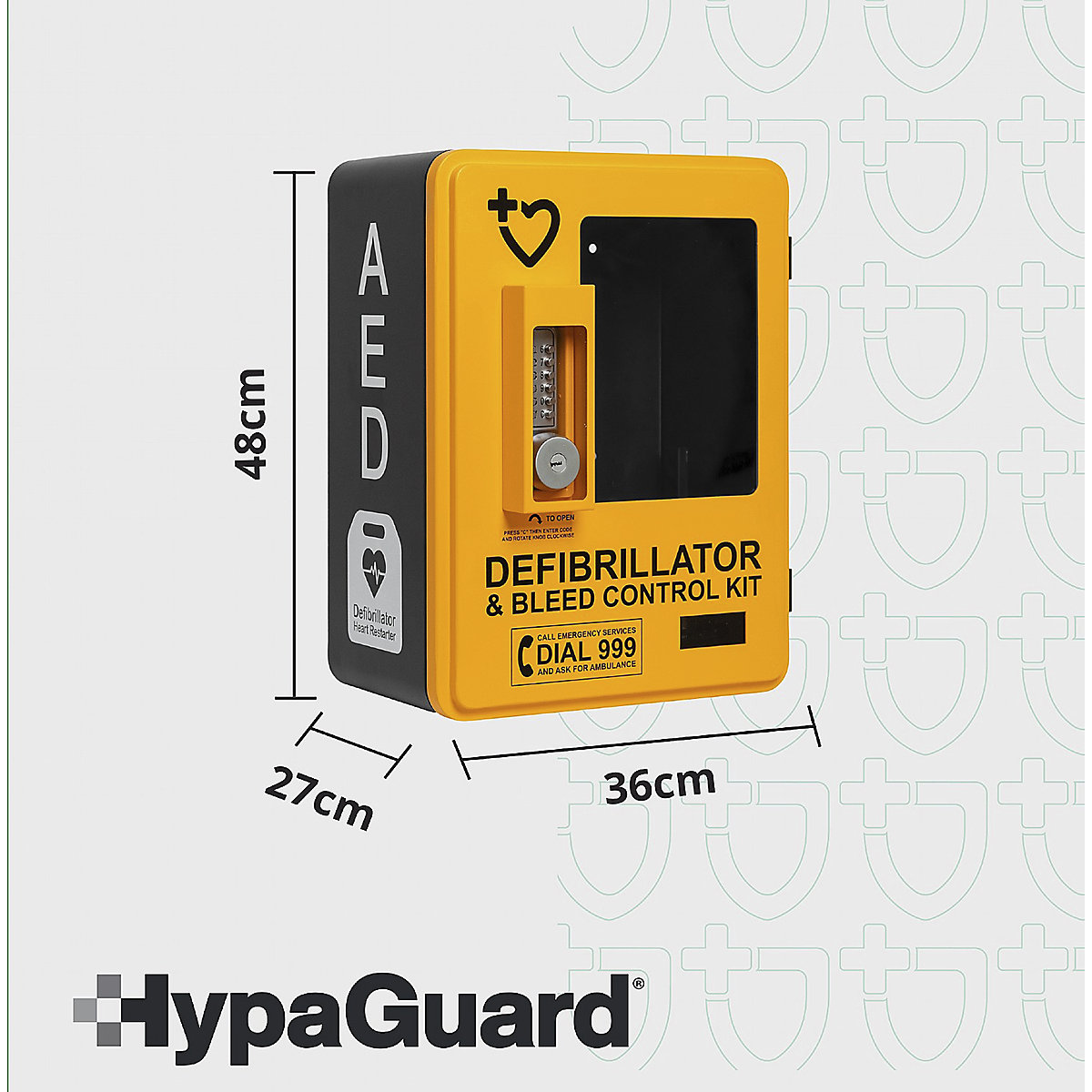 Mindray BeneHeart C1A AED Package with HypaGuard Outdoor Cabinet (Product illustration 2)-1
