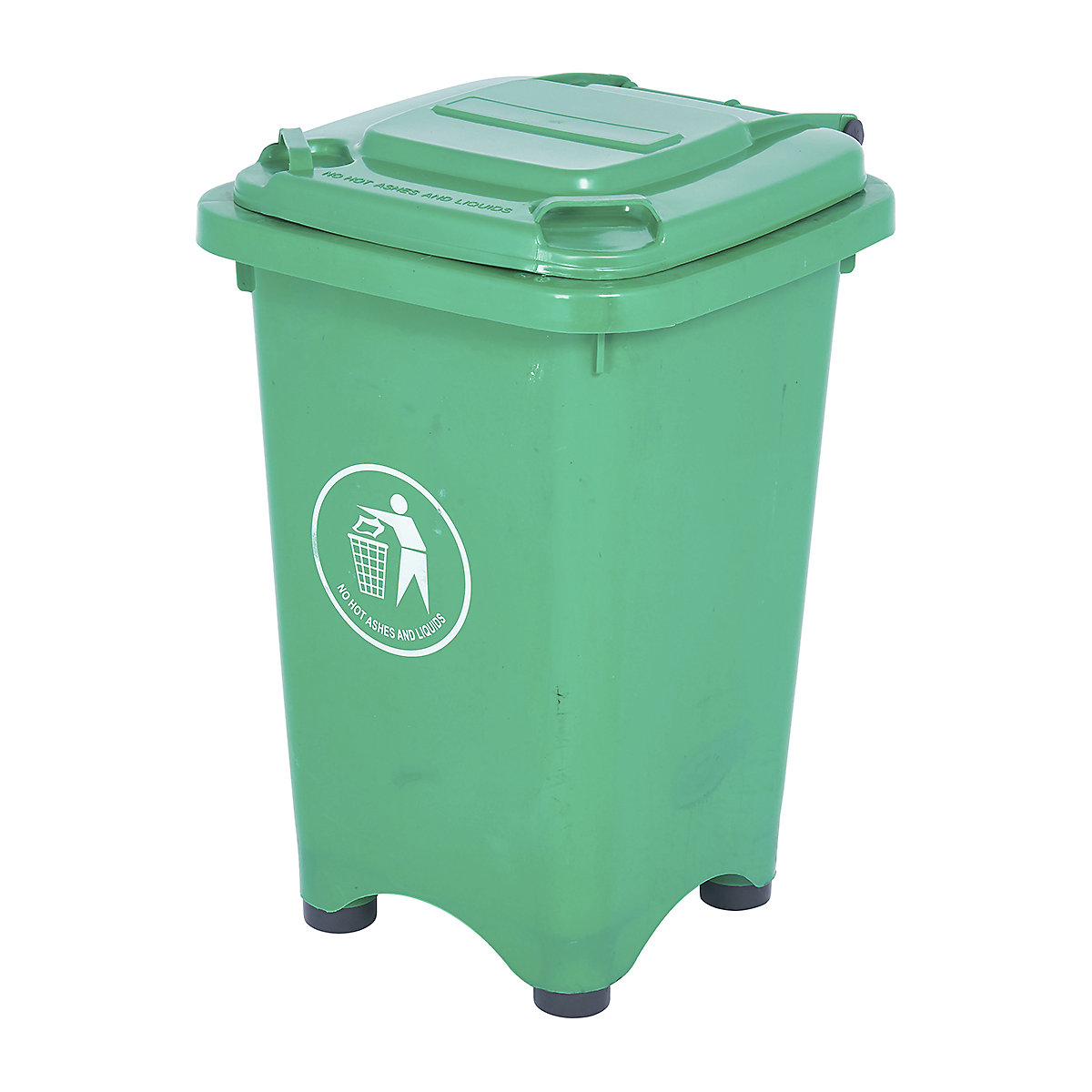 50 Litre Bins with Feet, 50 Litre Bins with Feet, Bin with Feet | 650h x 470w x 420d mm | 50L | Green-2