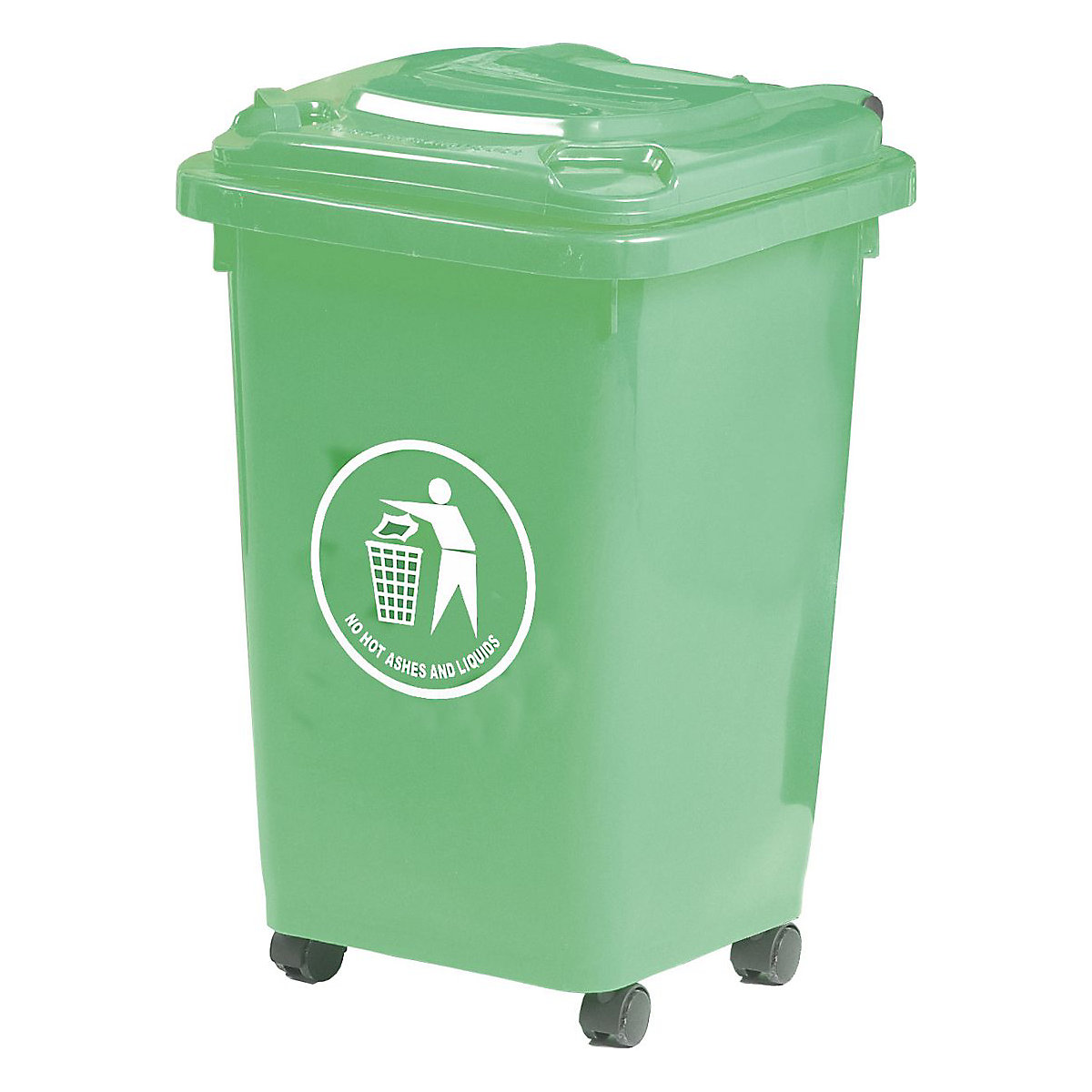50 Litre Wheelie Bins, 50 Litre Wheelie Bins, Wheelie Bin | 650h x 420w x 470d mm | 50L | Green-5