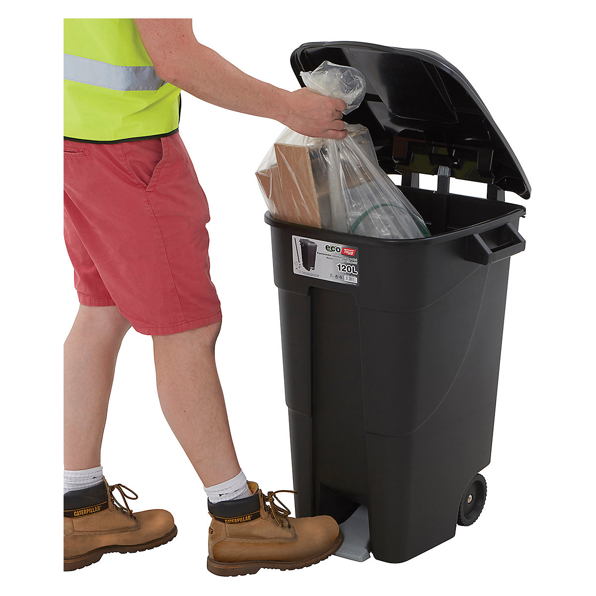 BiGDUG Essentials 80 & 120 Litre Wheelie Bins (Product illustration 2)-1