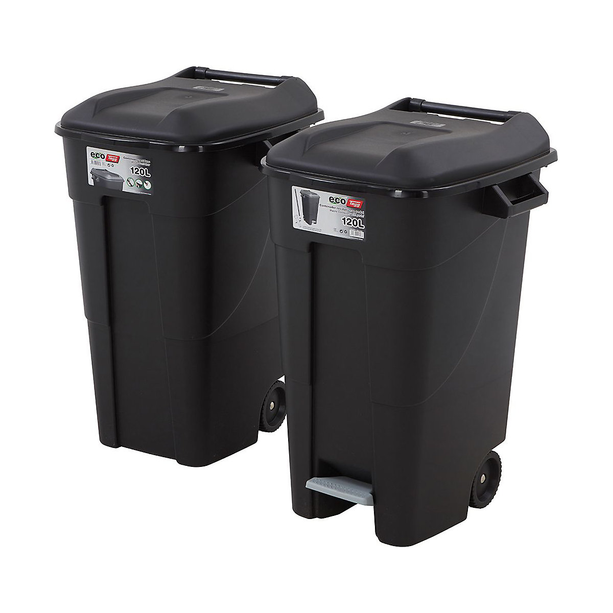 BiGDUG Essentials 80 & 120 Litre Wheelie Bins (Product illustration 5)-4