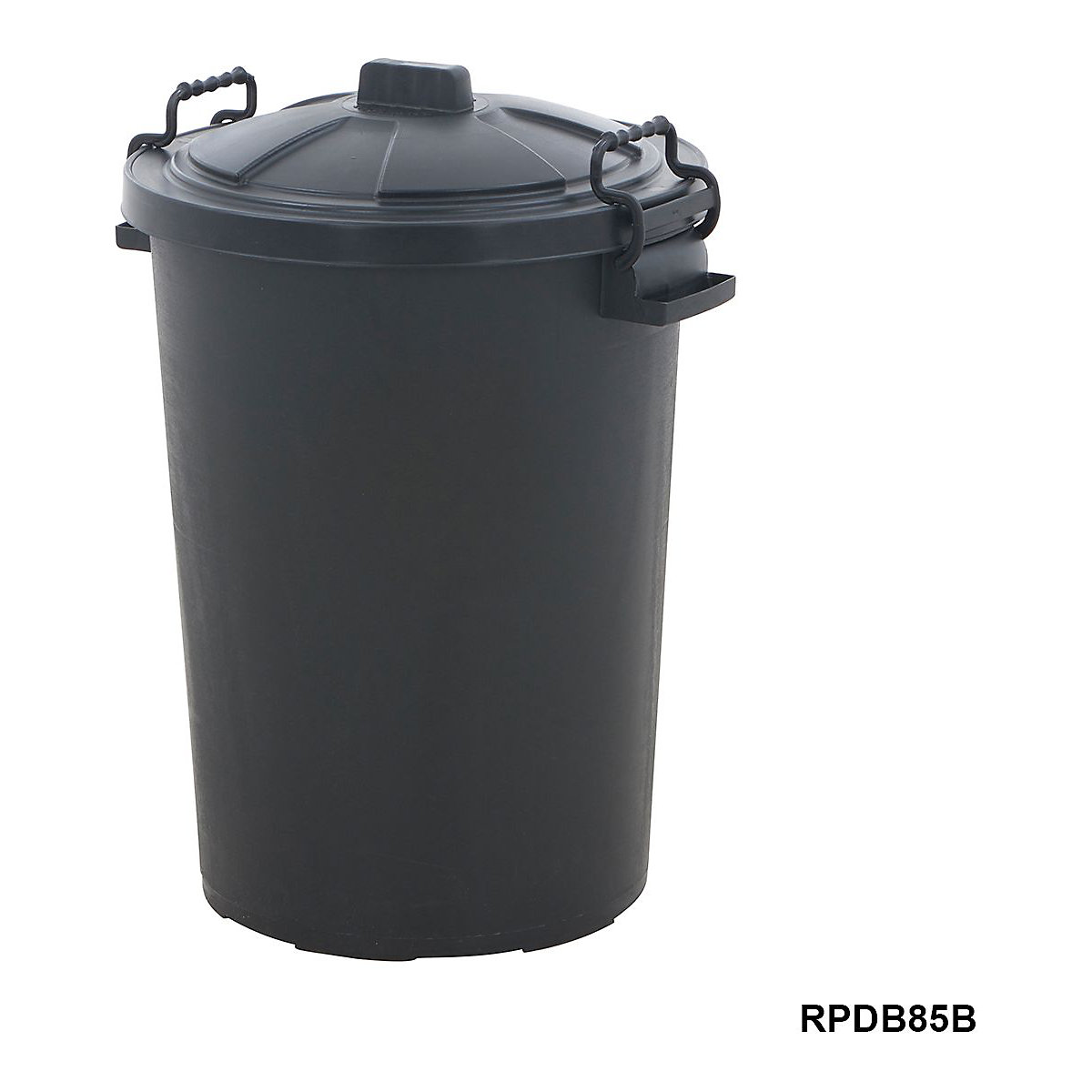 BiGDUG Essentials 85 Litre Dustbin With Clip Lid (Product illustration 3)-2