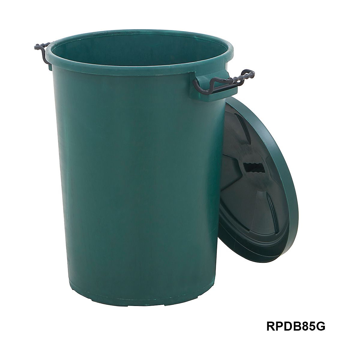 BiGDUG Essentials 85 Litre Dustbin With Clip Lid (Product illustration 4)-3