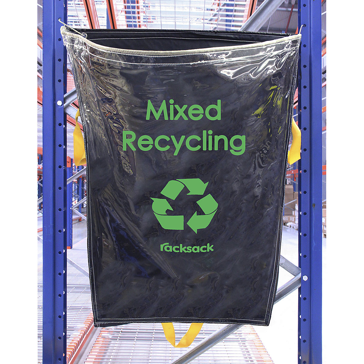 Clear Racksack Waste & Recycling Sacks, Clear Racksack Waste & Recycling Sacks, Clear Racksack | Mixed Recycling | 1000h x 920w mm | 160 Litre Capacity-6
