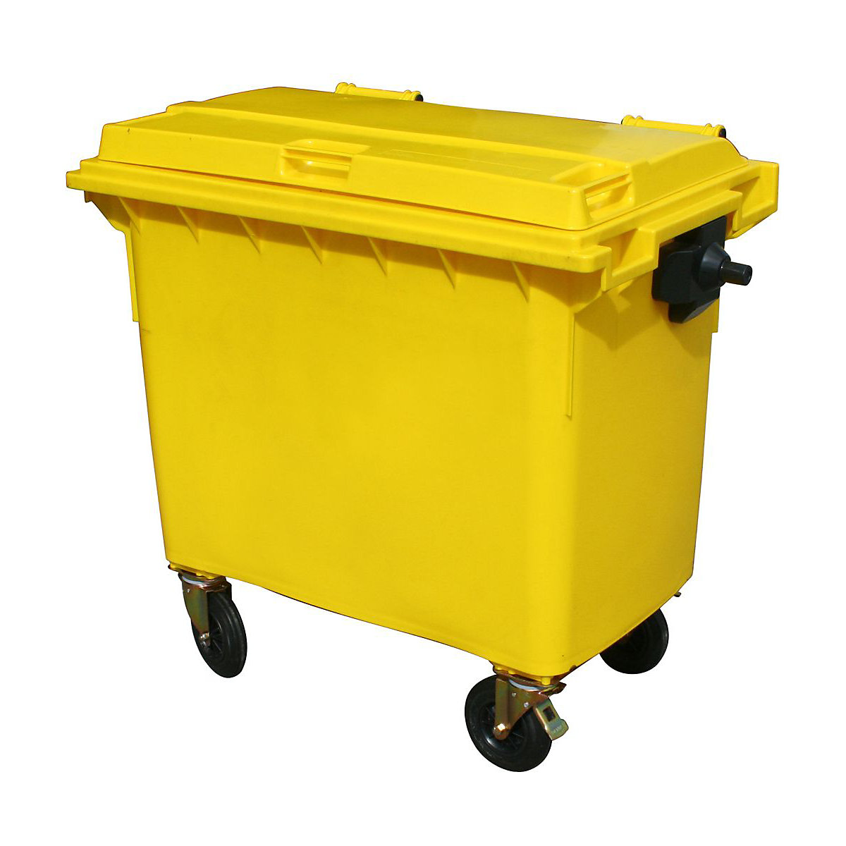 Commercial Wheelie Bins | 660L & 1100L, Commercial Wheelie Bins | 660L & 1100L, Commercial Wheelie Bin | 1210h x 1370w x 780d mm | 660 Litre | Yellow-6